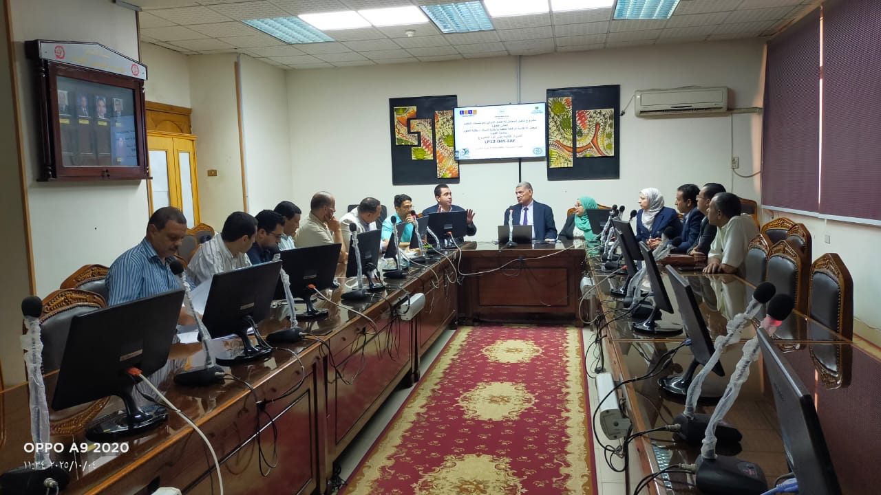   تسليم مشروع تأهيل المعامل للاعتماد الدولي "معمل الأغشية الرقيقة لتنقية وتحلية المياه" بكلية العلوم