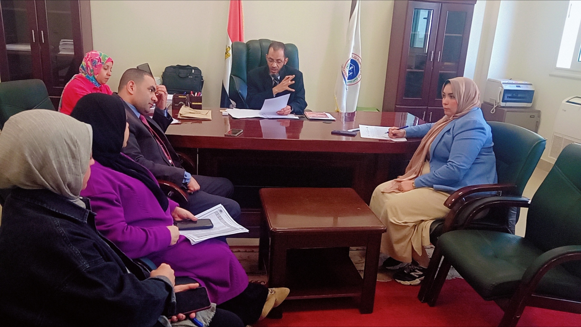 اجتماع لجنة البرامج التعليمية عن شهر فبراير للعام الجامعي 2025-2026 