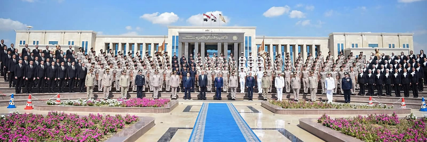 طالبان من أوائل خريجي جامعة الفيوم يشاركان في حفل تخرج الأكاديمية العسكرية المصرية بحضور الرئيس عبد الفتاح السيسي