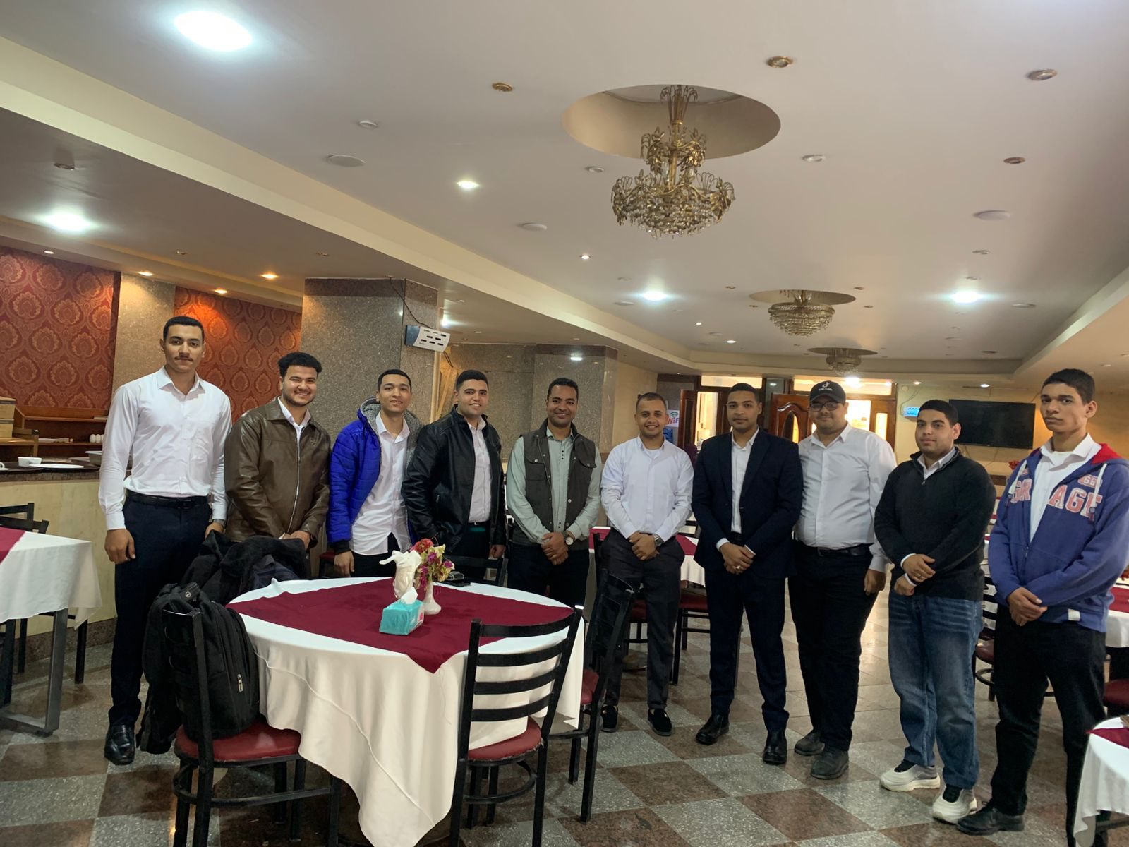 تدريب عملي مقرر إدارة المطاعم لطلاب المستوى الثاني ببرنامج إدارة الأعمال في الضيافة 