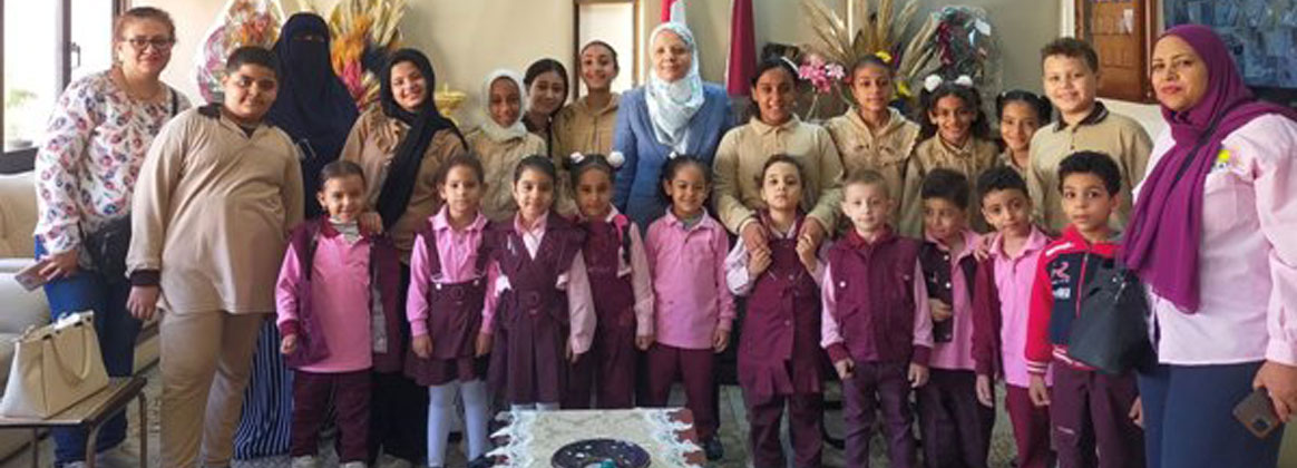 زيارة وفد من طلاب مدرسة باغوص للكلية