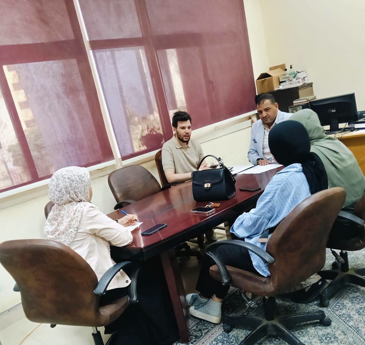 اجتماع فريق الجودة بكلية دار العلوم.
