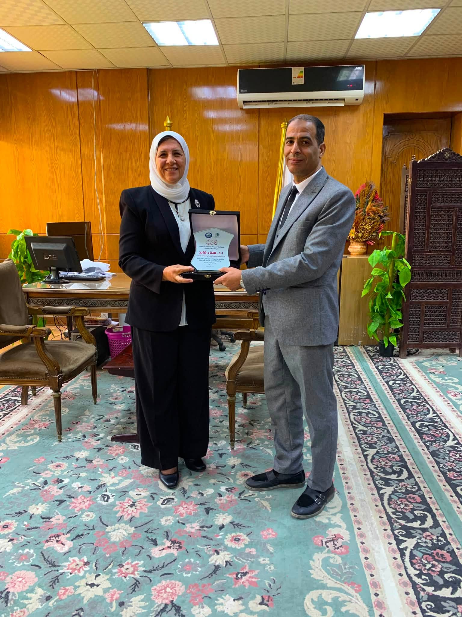 تكريم الأستاذة الدكتورة هناء فايد بمناسبة بلوغها سن المعاش