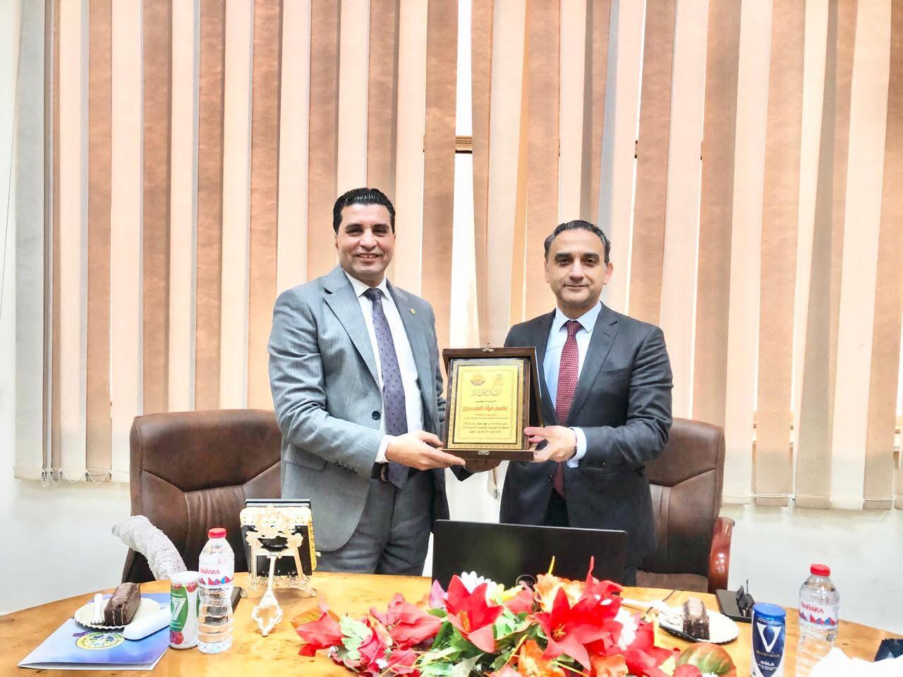 مجلس معهد البحوث والدراسات الاستراتيجية لدول حوض النيل يكرّم الأستاذ الدكتور/ عاصم فؤاد العيسوي