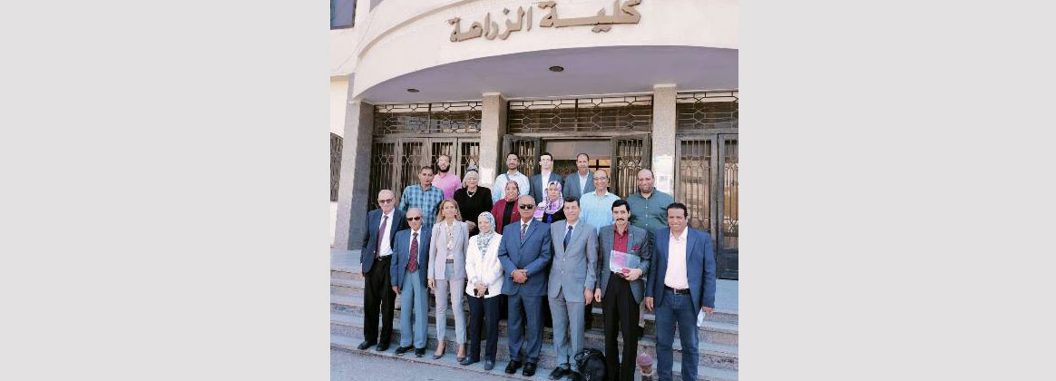 استقبال مدير مكتب اليونسكو الإقليمي لمصر والسودان لتعزيز أوجه التعاون بين كلية الزراعة ومنظمة اليونسكو	