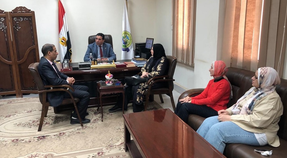 زيارة ميدانية تفقدية لمركز إدارة الأزمات والكوارث بالجامعة للمعهد 