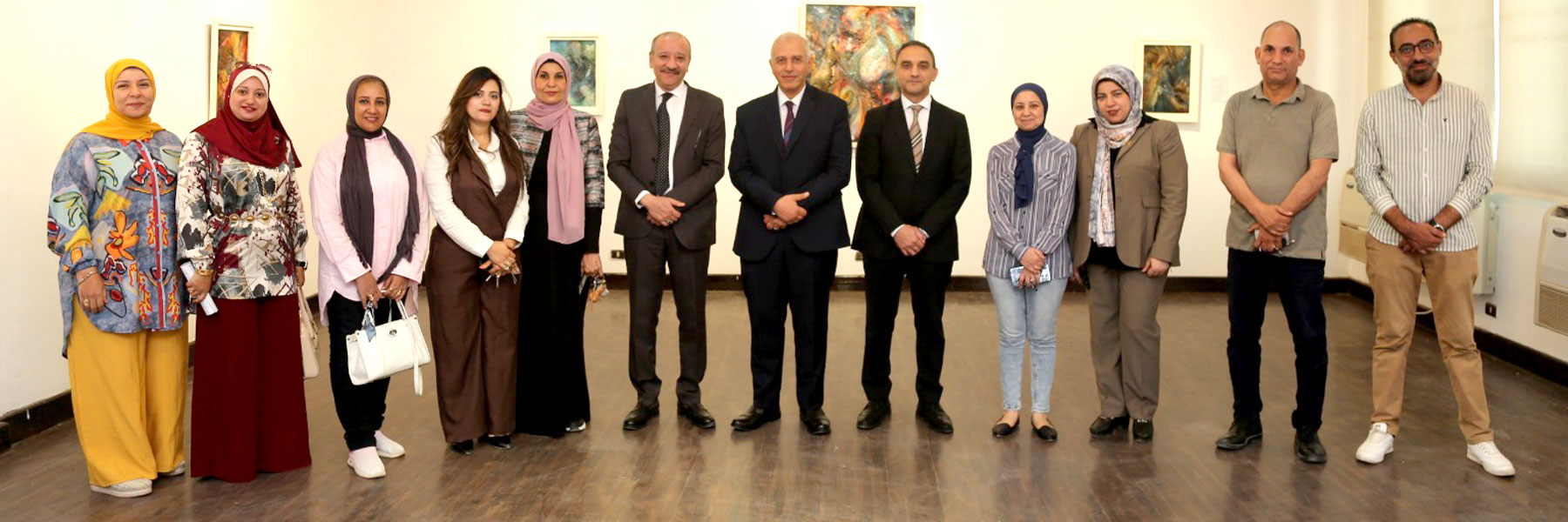 معرض "أطياف الروح" بكلية التربية النوعية