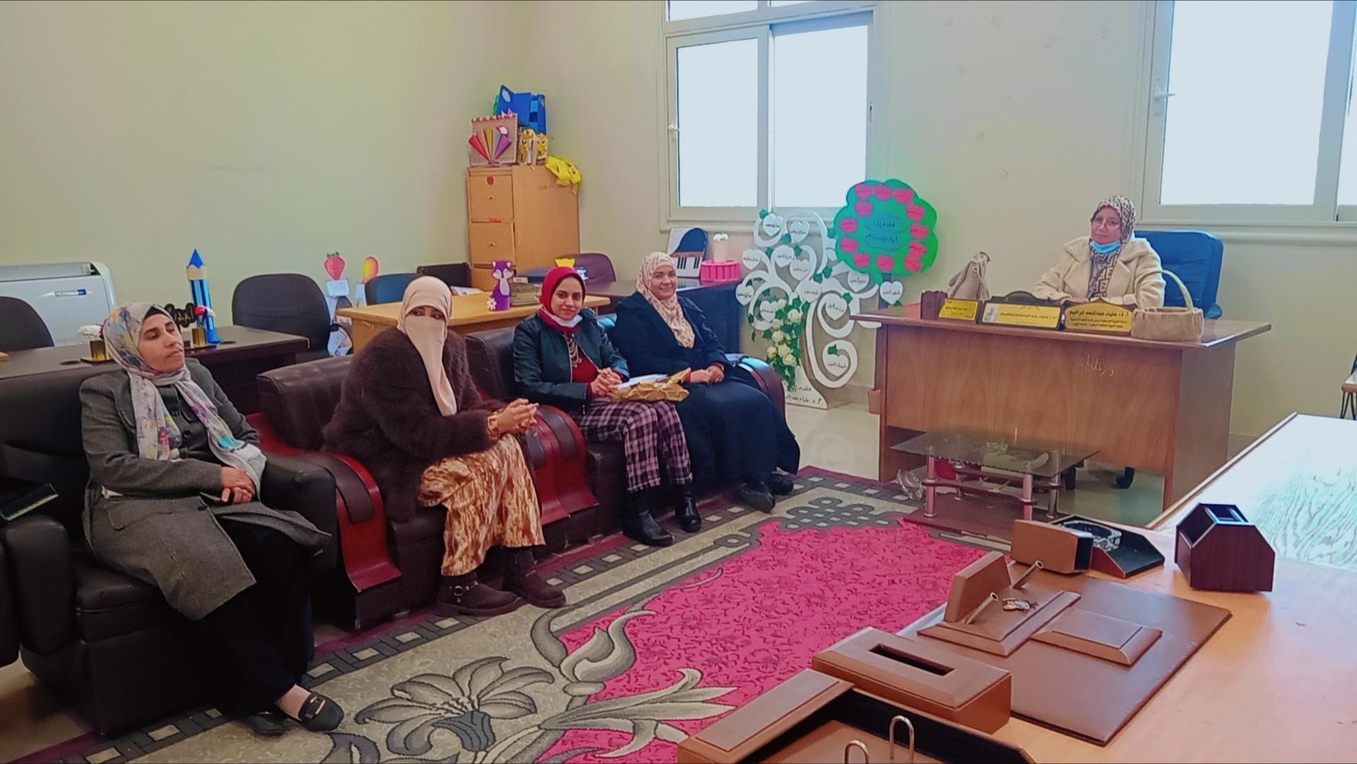 مجلس قسم العلوم الأساسية لشهر يناير للعام الجامعي 2025-2026 