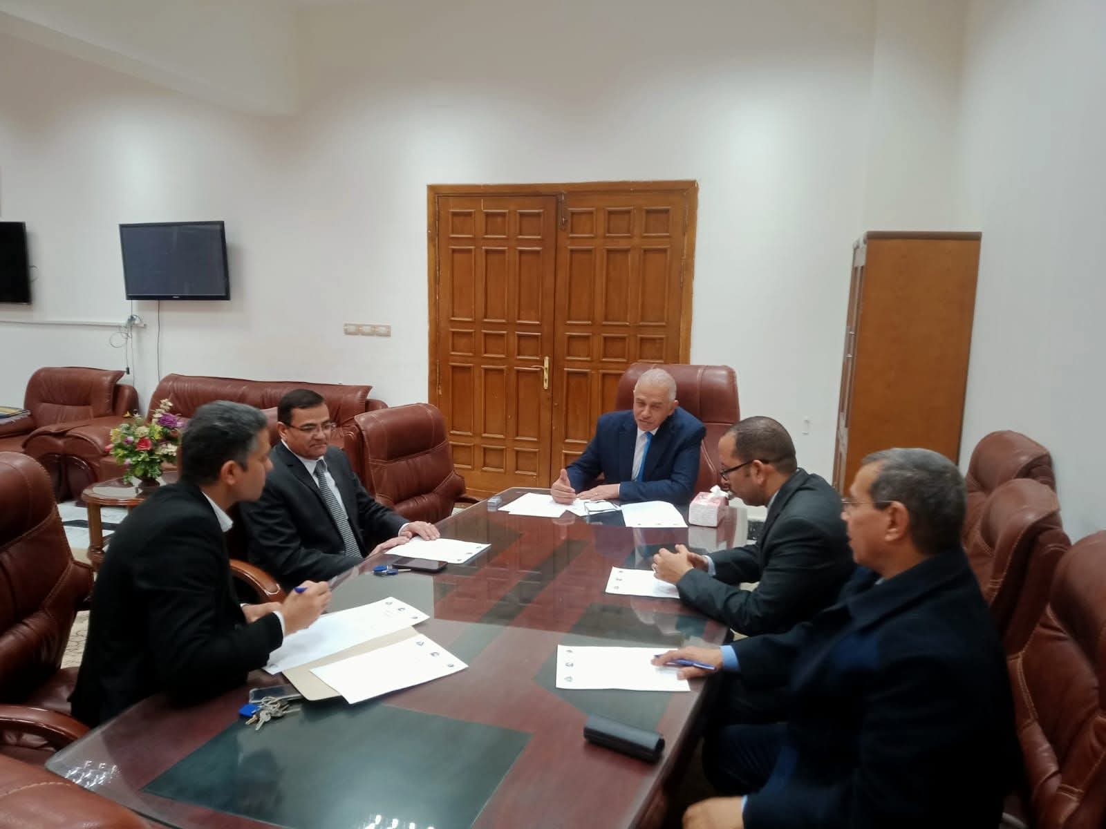 اجتماع مجلس إدارة مركز التدريب اللغوي بالكلية