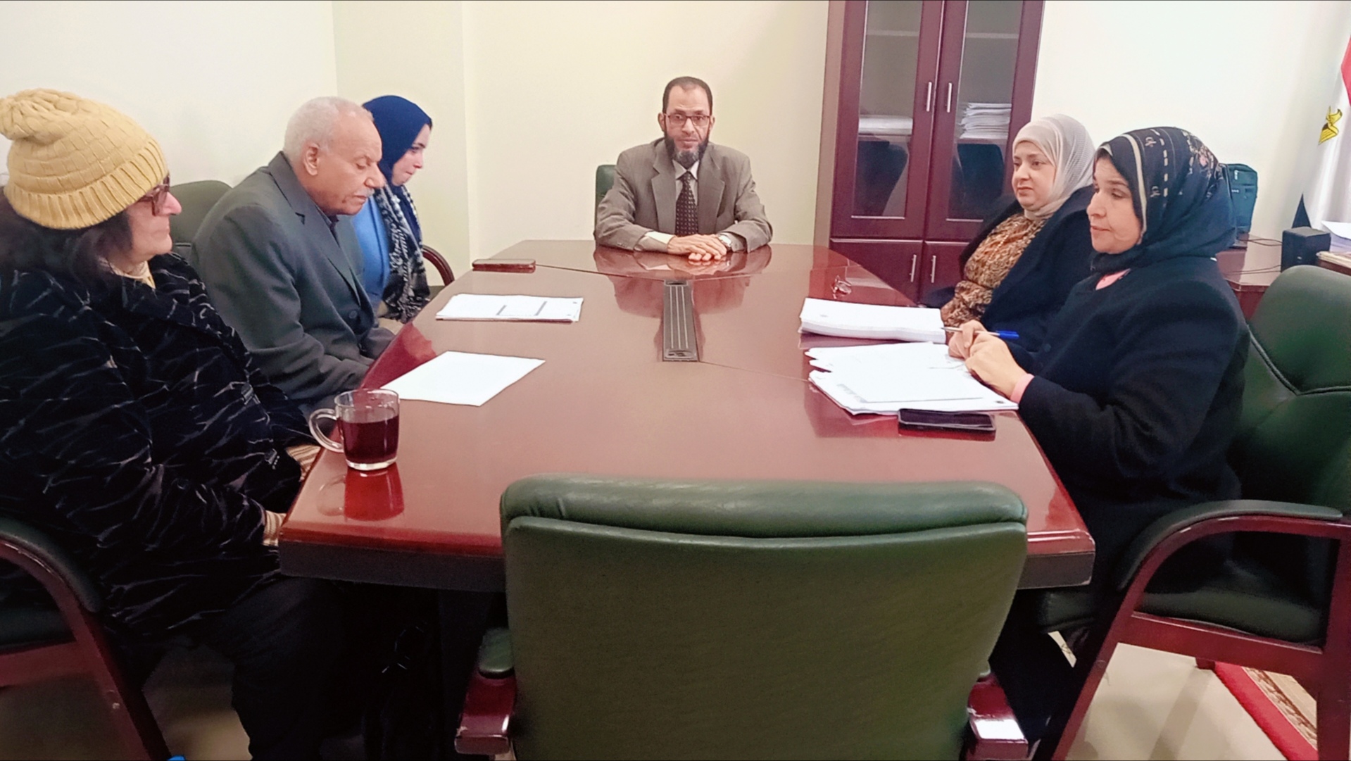 مجلس قسم العلوم النفسية لشهر يناير للعام الجامعي 2025-2026 