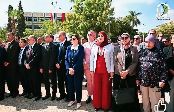 عميدة كلية الهندسة تشارك في احتفالية استقبال العام الدراسي الجديد 2026 / 2027 بجامعة الفيوم