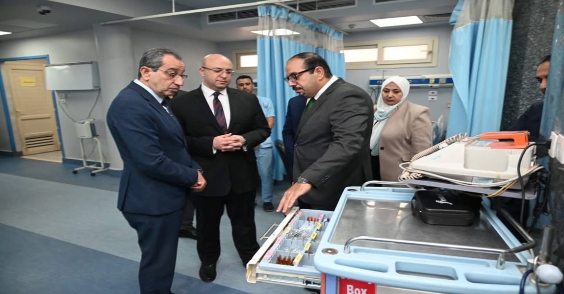 محافظ الفيوم ورئيس الجامعة يتفقدان المستشفيات الجامعية