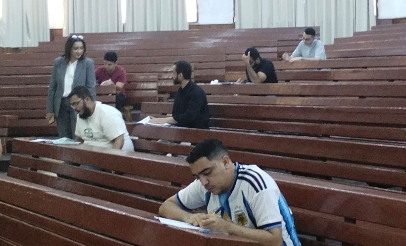  جولة تفقدية لسيادة الأستاذة الدكتورة/ منى حسن سليمان عميد كلية الهندسة على لجان الامتحانات
