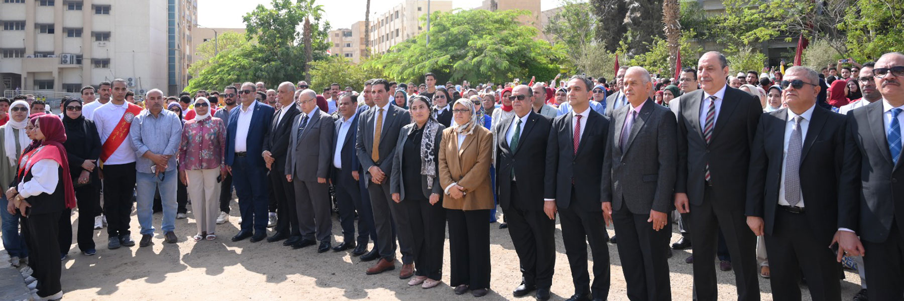 استقبال العام الدراسي الجديد ٢٠٢٧/٢٠٢٦ بالنشيد الوطني  