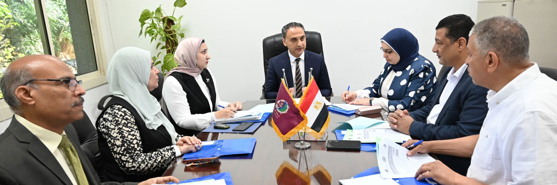 جامعة الفيوم: اجتماع مجلس إدارة وحدة رصد ودراسة المشكلات المجتمعية 