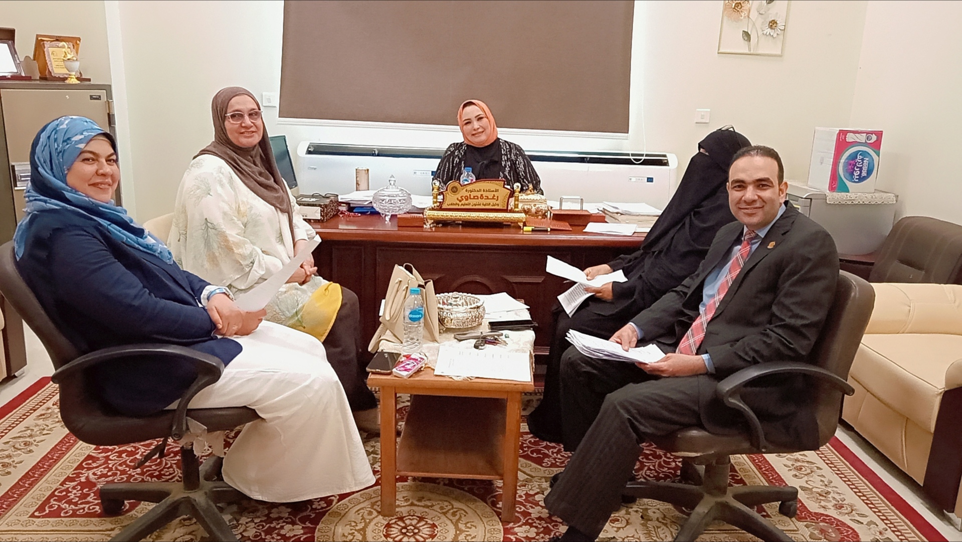 اجتماع لجنة شئون التعليم والطلاب عن شهر مايو للعام الجامعي 2025-2026