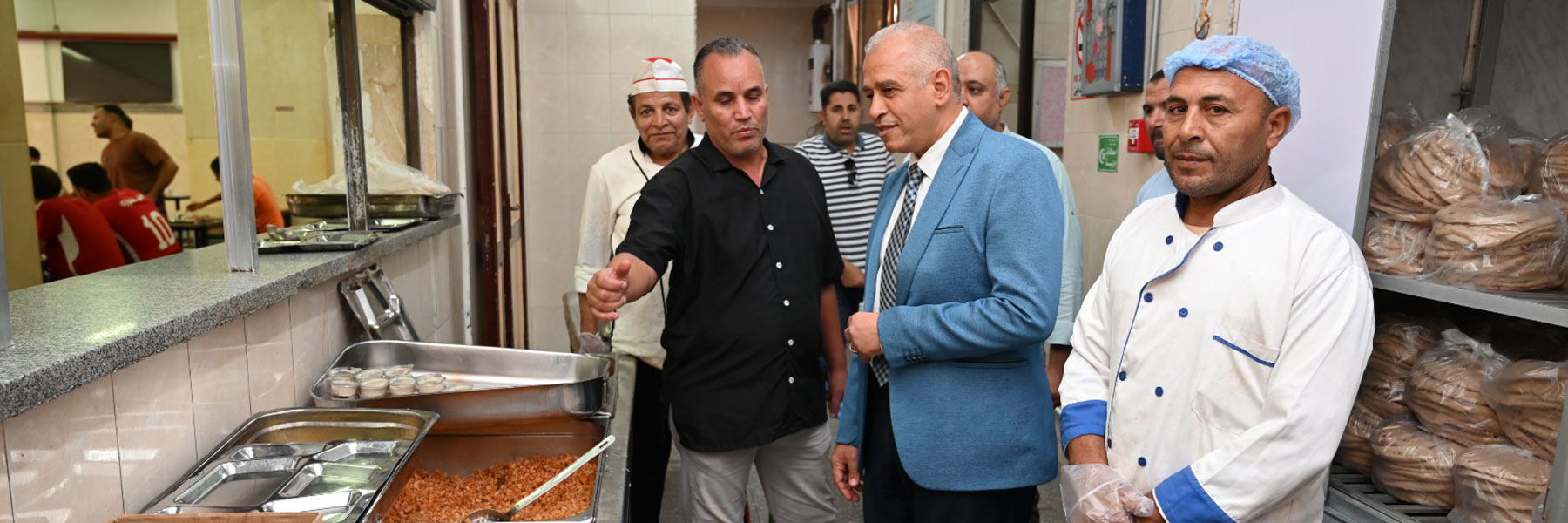 رئيس جامعة الفيوم يتفقد المدينة الجامعية للطلاب
