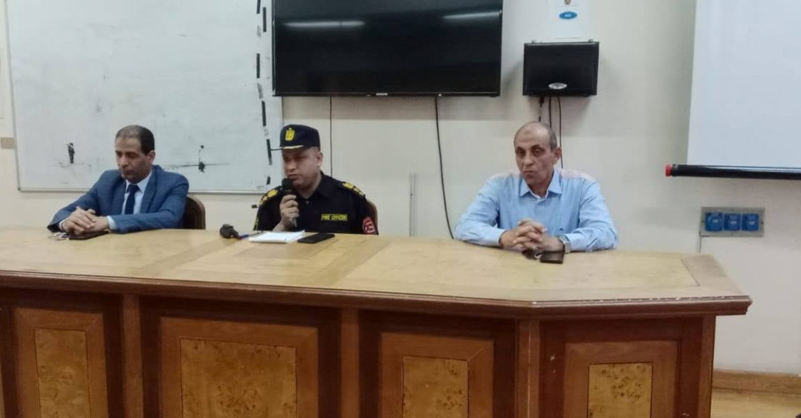 جامعة الفيوم: كلية العلوم تنفذ خطة تدريب على الإخلاء