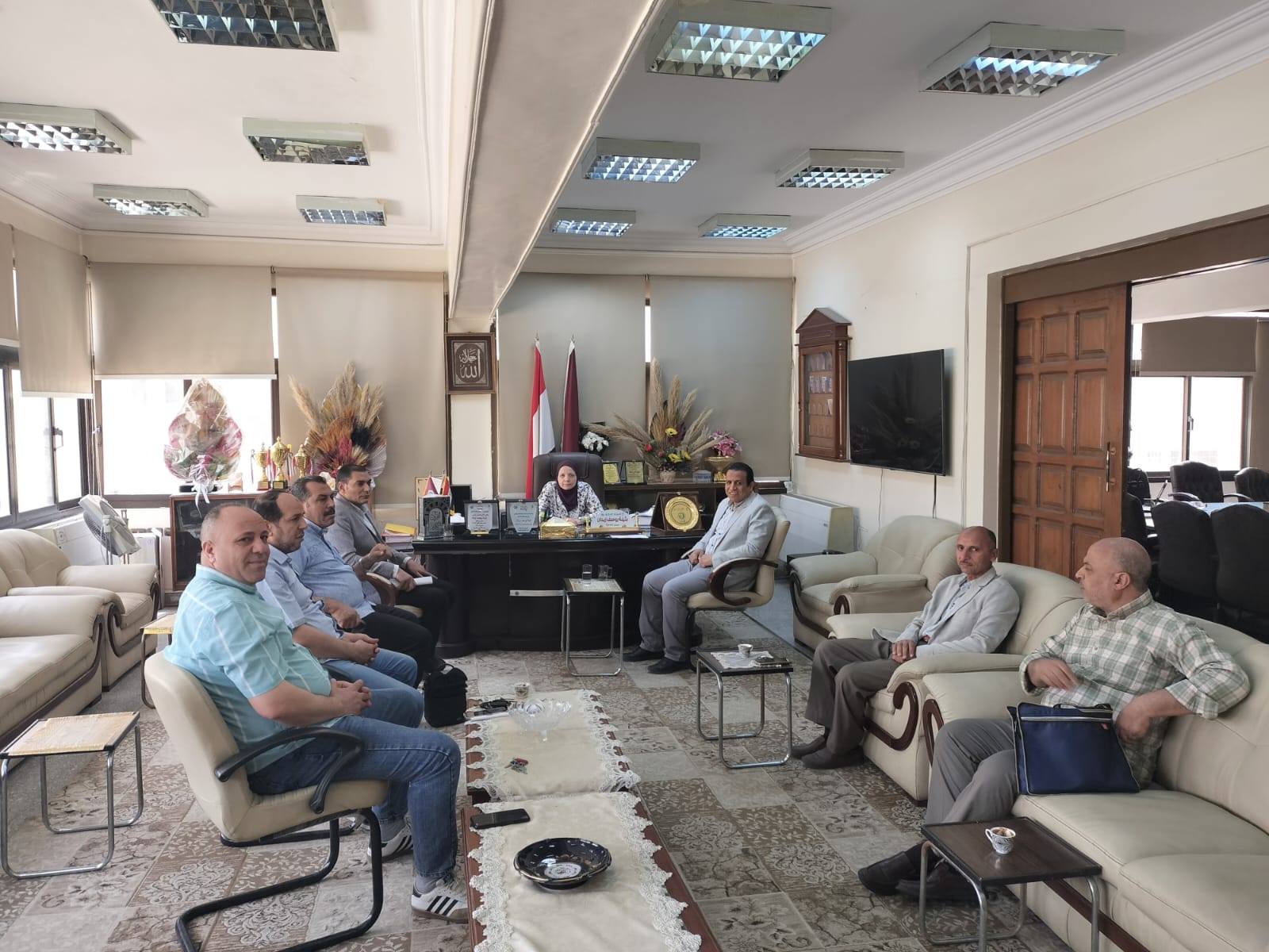 اجتماع مجلس إدارة مركز التجارب والبحوث الزراعية بالكلية