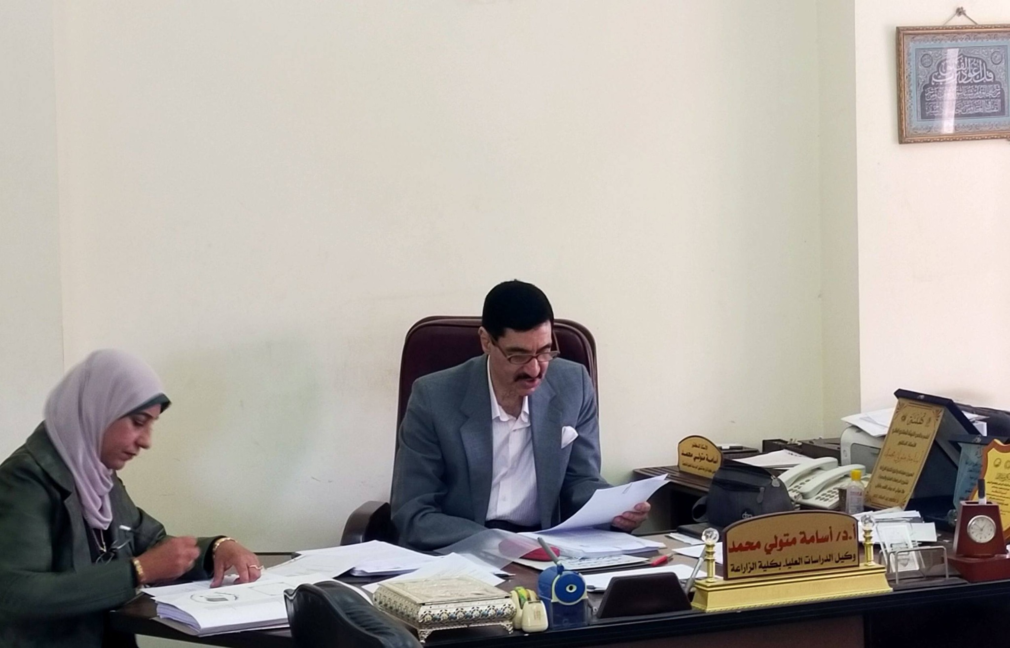 عقد إجتماع لجنة الدراسات العليا والبحوث