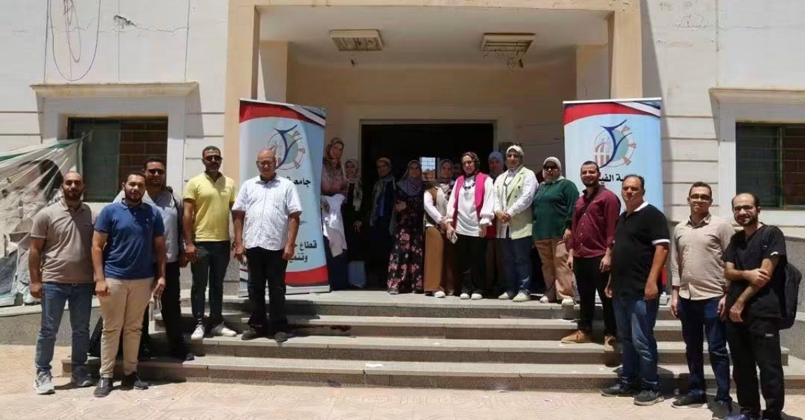 قافلة طبية وتنموية شاملة بكفر عبود بمركز أبشواي
