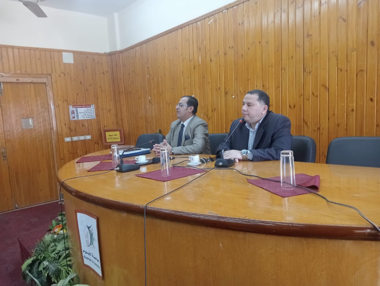 لقاء طلابي لمتابعة استعدادات الكلية للاعتماد المؤسسي بكلية السياحة والفنادق ✔️🌟