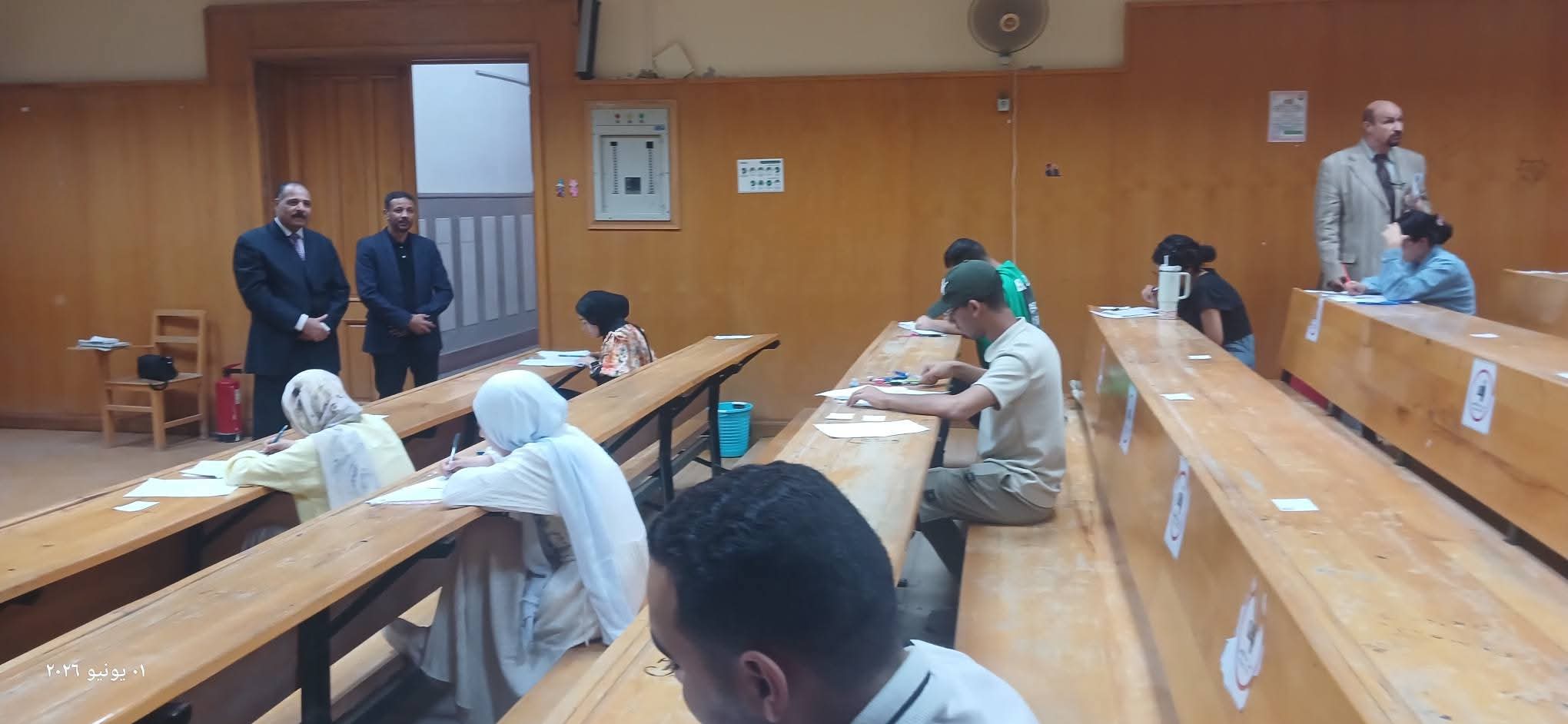 جولة تفقدية لمتابعة سير امتحانات الفصل الدراسي الثاني