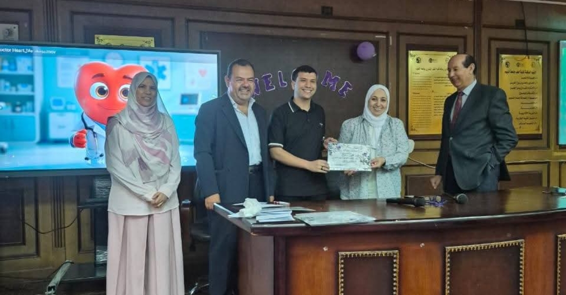احتفالية ختام المسابقة العلمية لأطباء الامتياز بكلية الطب جامعة الفيوم