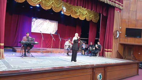 مشاركة الكليه فى مهرجان النغم 