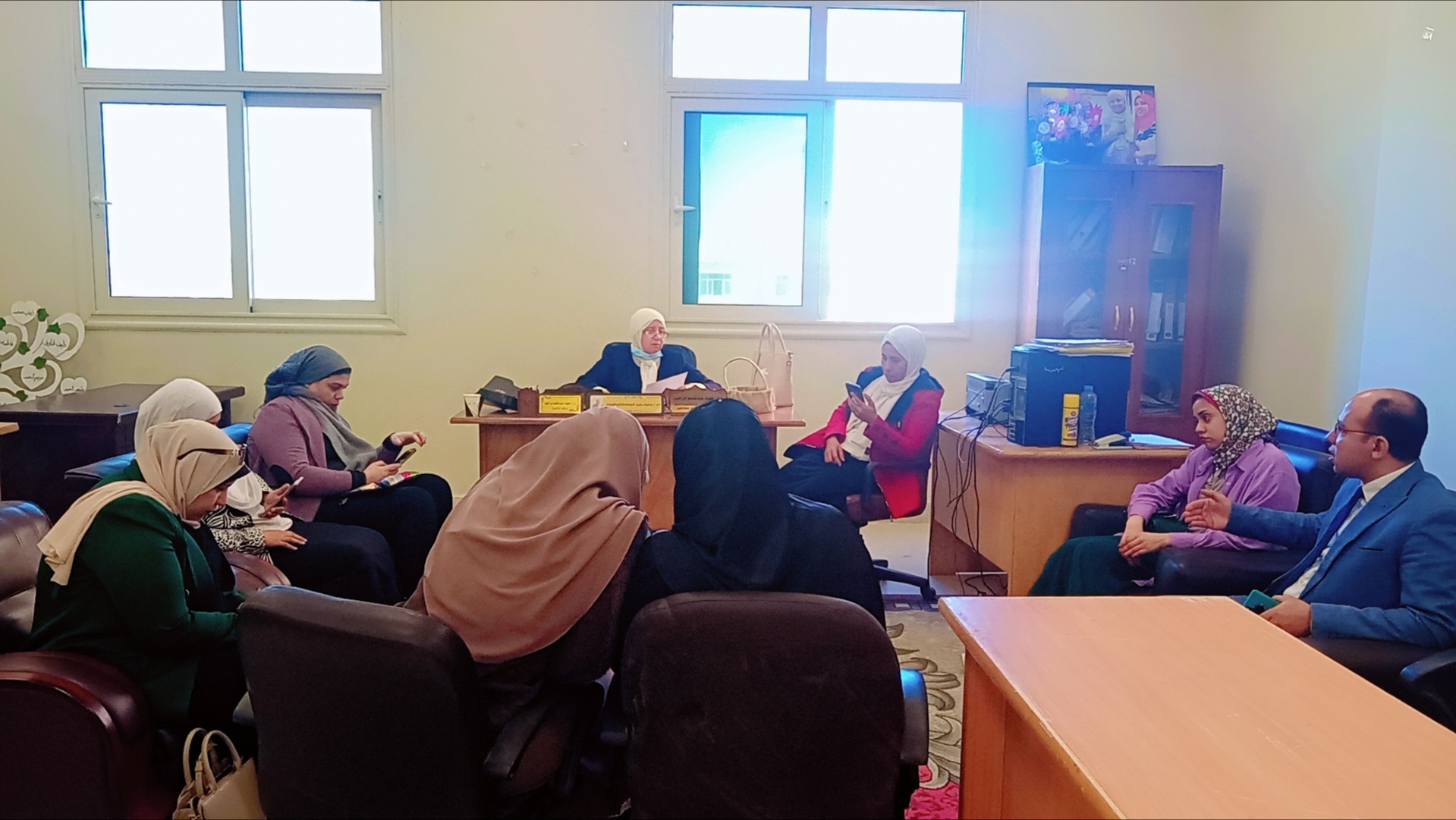 مجلس قسم العلوم الأساسية لشهر ديسمبر للعام الجامعي 2025-2026 