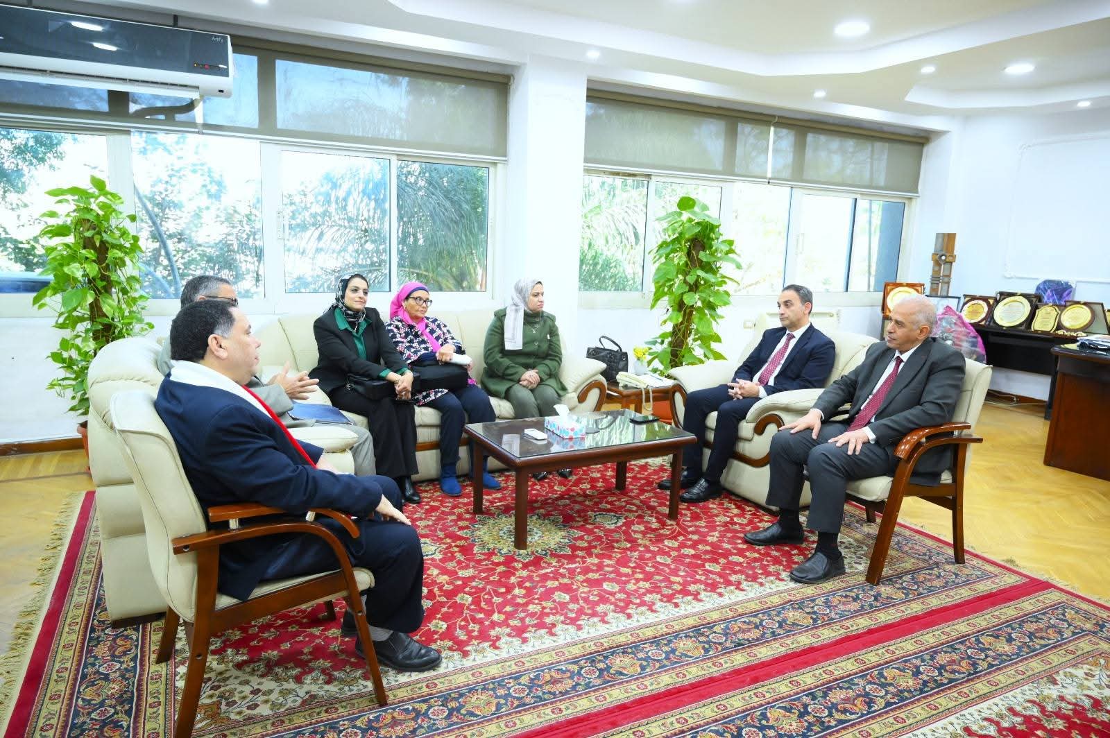 جامعة الفيوم تستقبل فريق الهيئة القومية لضمان جودة التعليم والاعتماد بكلية السياحة والفنادق