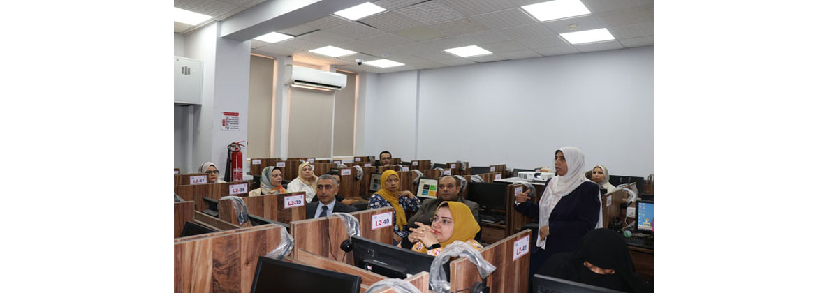 ورشة عمل للتدريب على الاختبارات الالكترونية