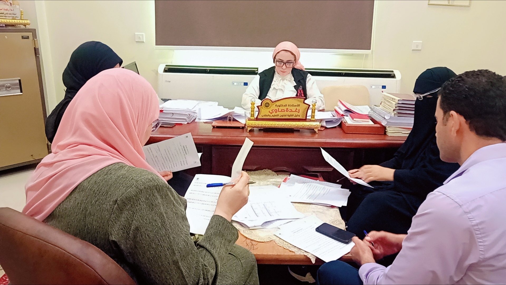 اجتماع لجنة شئون التعليم والطلاب عن شهر سبتمبر للعام الجامعي 2025-2026