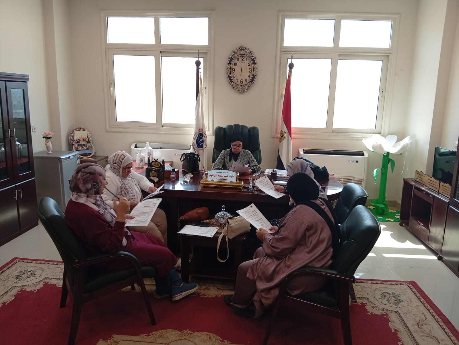 اجتماع لجنة الدراسات العليا والبحوث عن شهر يوليو للعام الجامعي 2025-2026