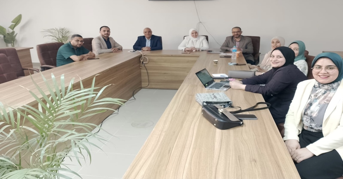 اجتماع لجنة التميز الحكومي بكلية الطب