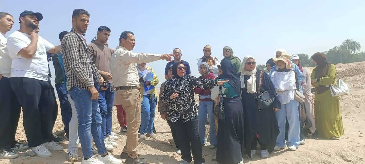 "في إطار المتابعة الميدانية لأعمال الحفائر