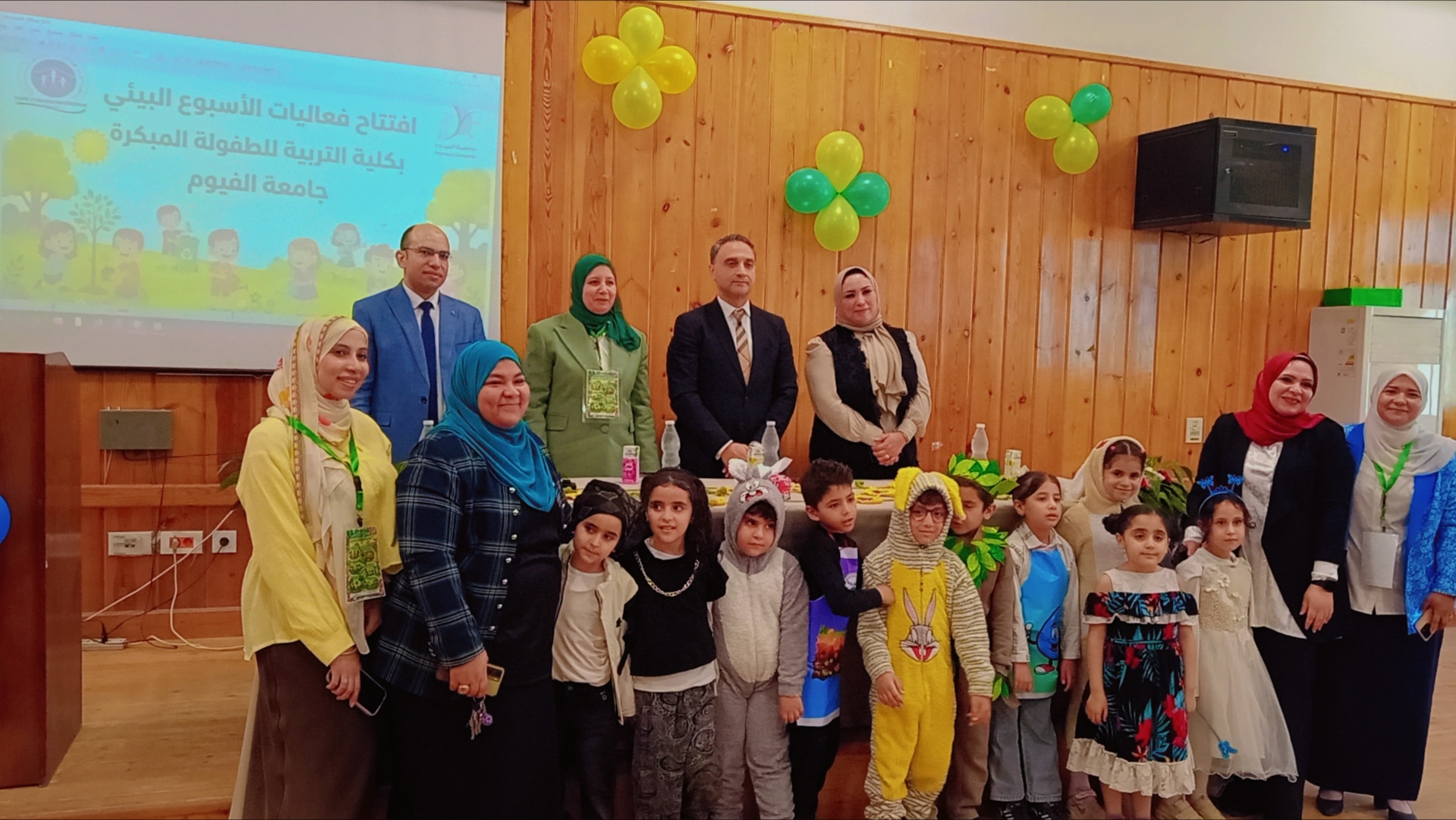 افتتاح فعاليات الأسبوع البيئي بكلية التربية للطفولة المبكرة