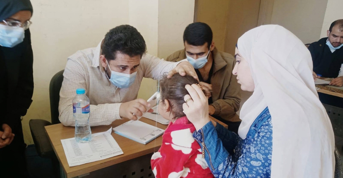 جامعة الفيوم: قافلة شاملة للكشف والعلاج لأهالي قرية فرقص مركز طاميه.