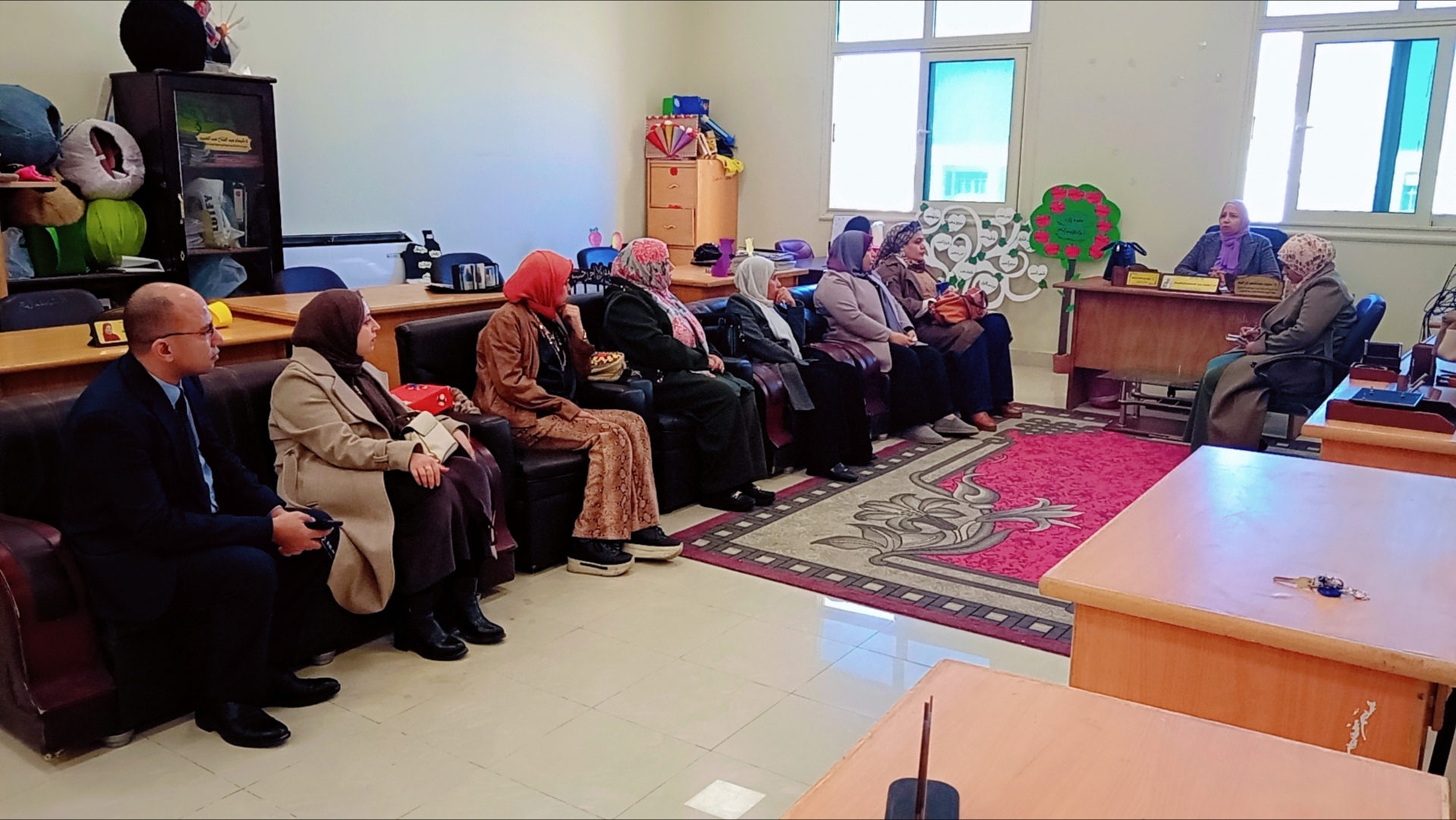 مجلس قسم العلوم الأساسية لشهر فبراير للعام الجامعي 2025-2026 