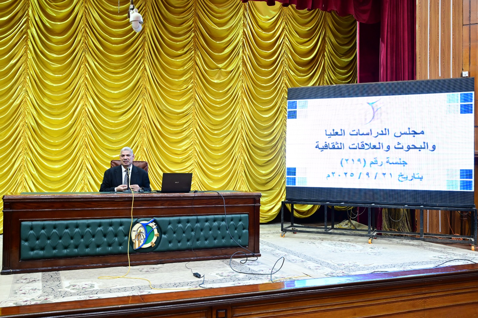   انعقاد مجلس شئون الدراسات العليا والبحوث والعلاقات الثَّقافية 219