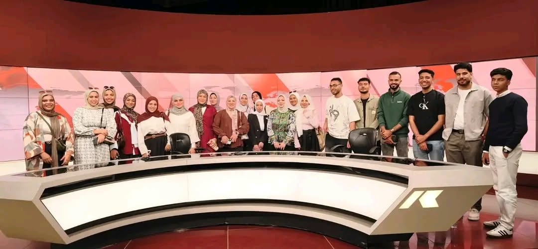 طالبات برنامج الإعلام التربوي في زيارة علمية إلي مبني الإذاعة والتلفزيون " ماسبيرو " 