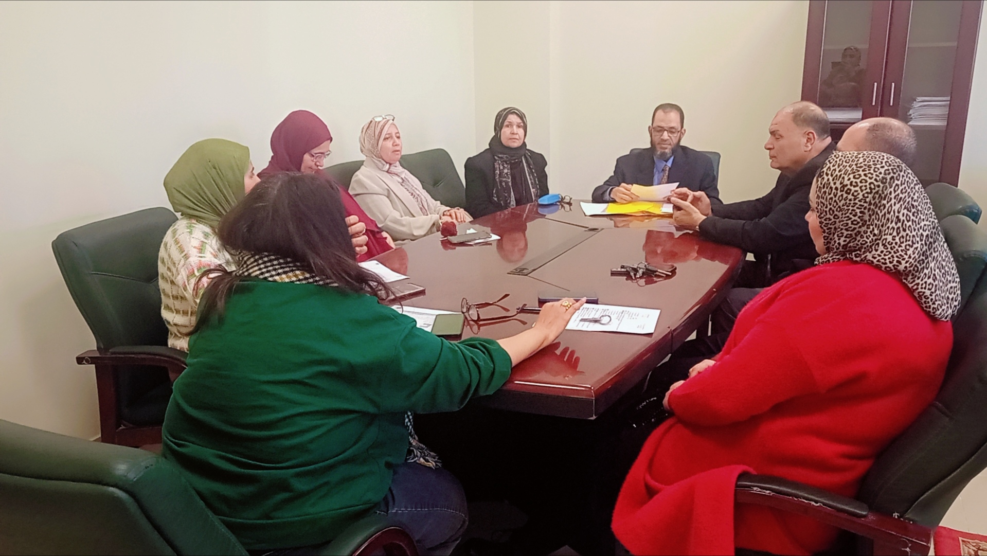 مجلس الكلية يعقد جلسته رقم (175) عن شهر يناير للعام الجامعي 2025-2026 