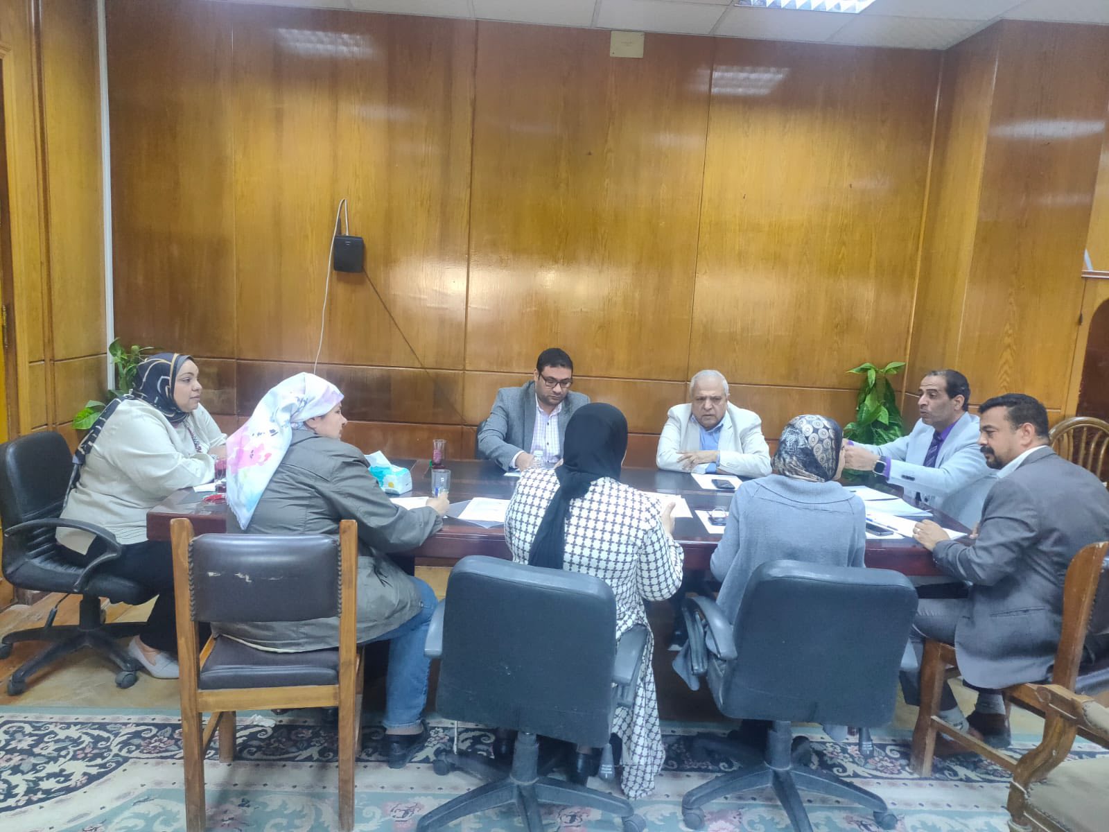 انعقاد مجلس إدارة مركز الخدمة العامة لتطوير خدمات الفندق التعليمي وفندق نورياس