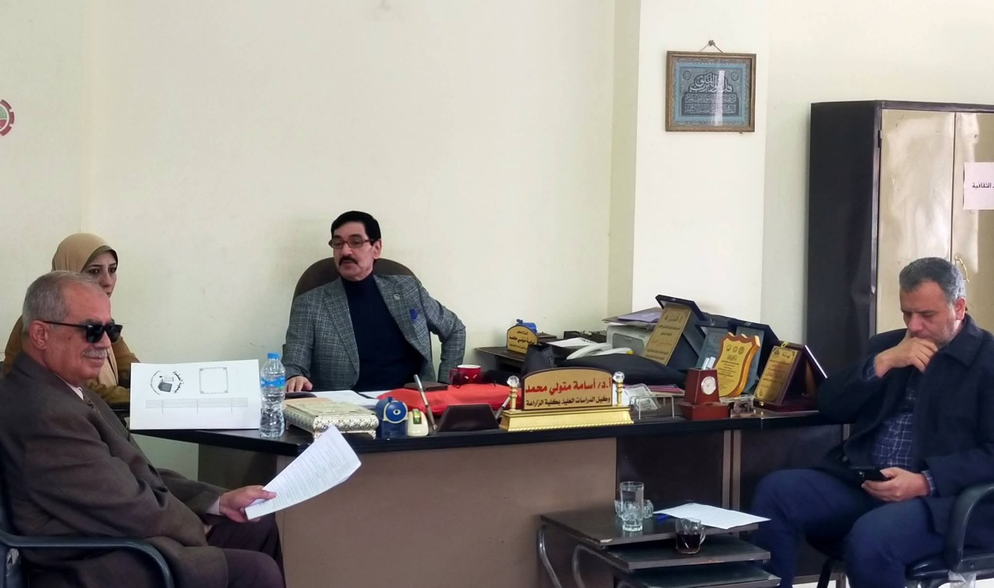 عقد إجتماع لجنة الدراسات العليا والبحوث