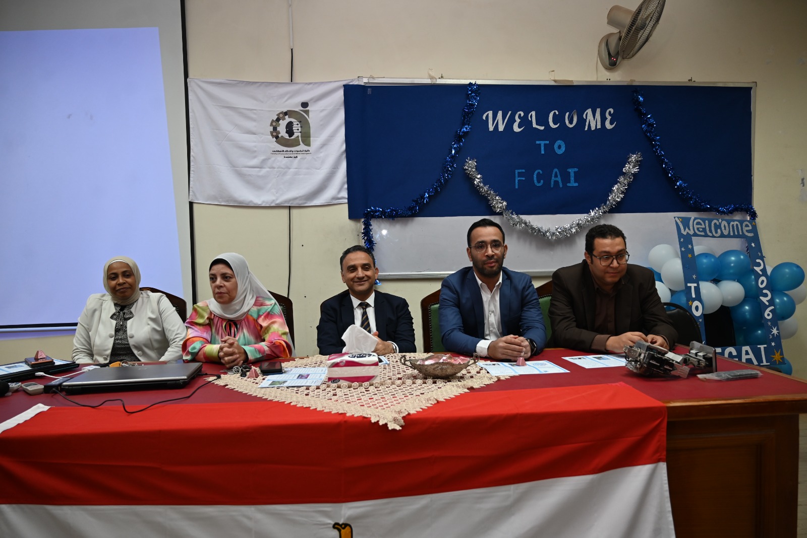   حفل استقبال الطلاب الجدد بكلية الحاسبات والذكاء الاصطناعي