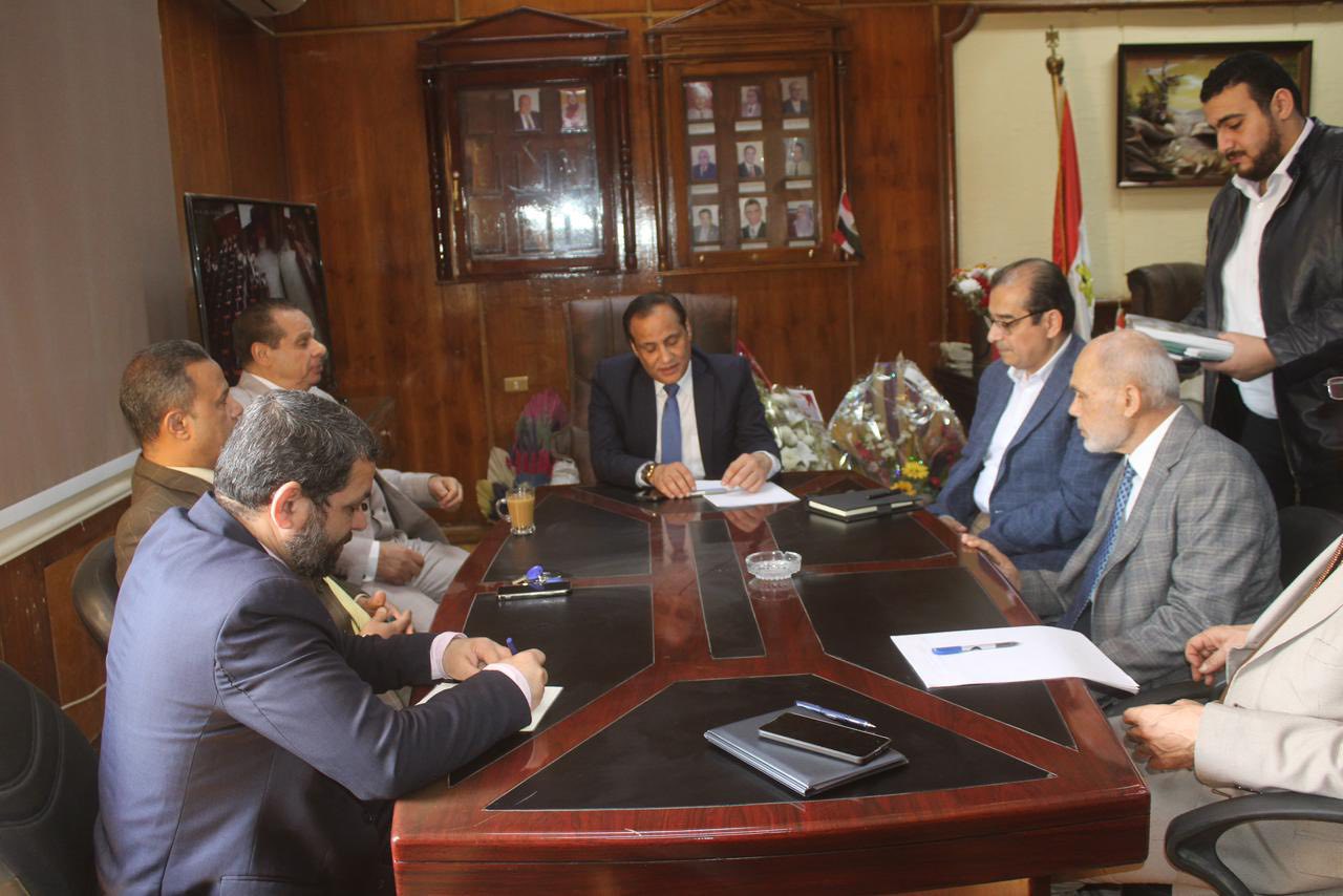 لقاء عميد الكلية بقطاع العمل الأهلي بمؤسسة مصر الخير 