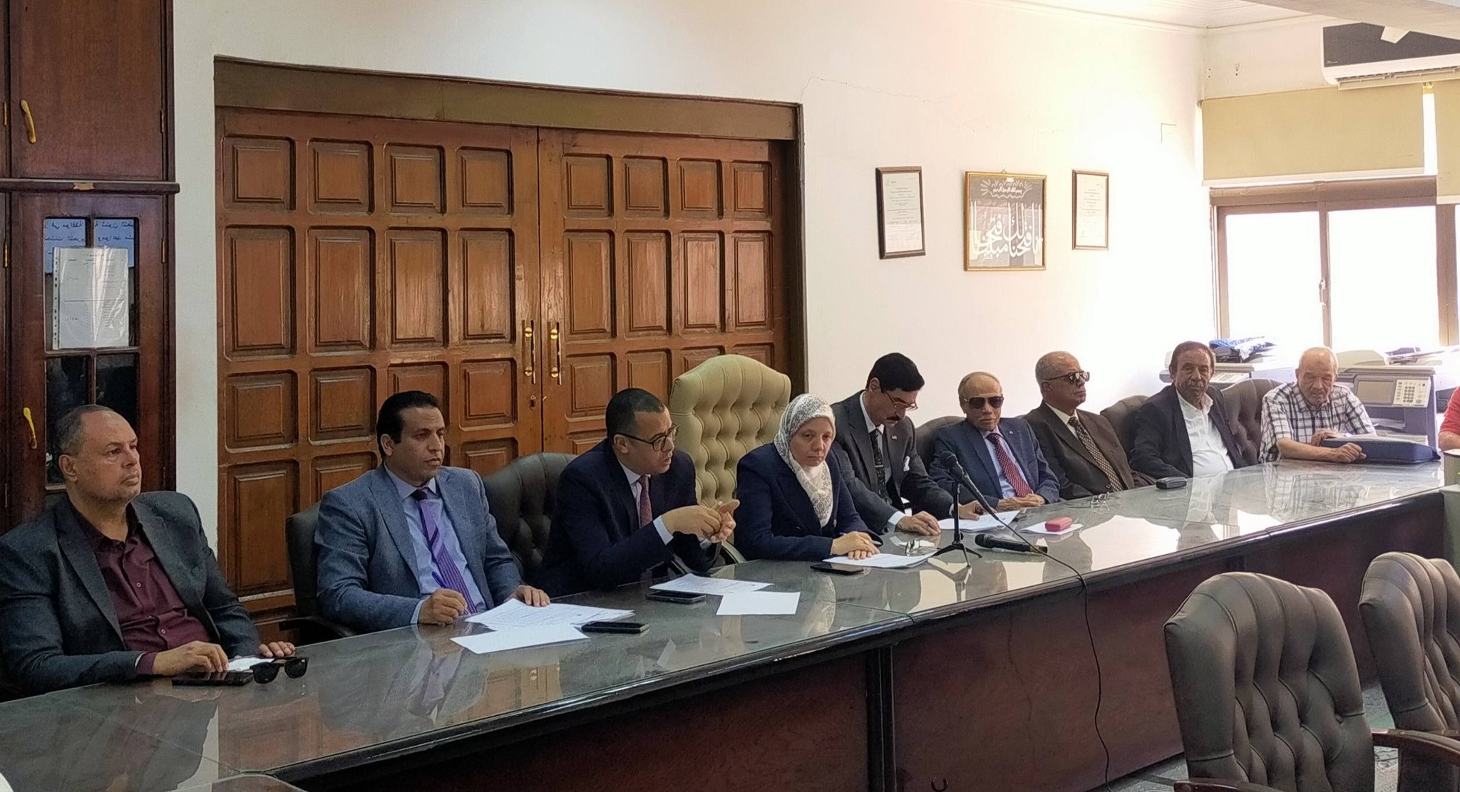 إجتماع مجلس الكلية جلسة رقم (٥١٥) 