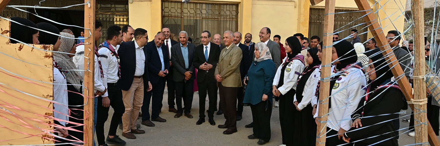  المهرجان الكشفي والإرشادي الرابع عشر لجوالي وجوالات الجامعة تحت شعار "بالعلم والعمل نحقق رؤية مصر ٢٠٣٠"