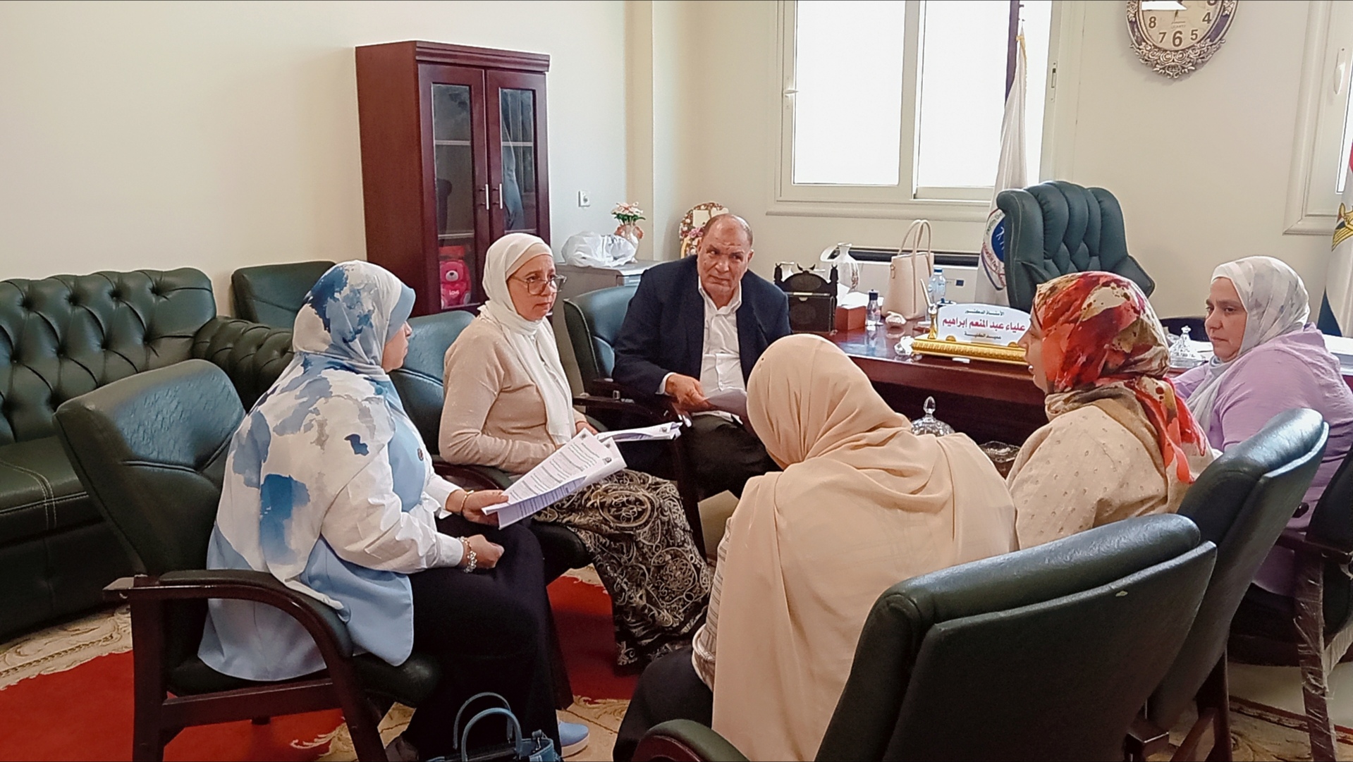 اجتماع لجنة الدراسات العليا والبحوث عن شهر مايو للعام الجامعي 2025-2026