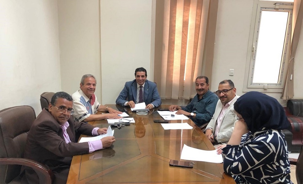 إجتماع لجان الدراسات العليا والمكتبات والعلاقات الثقافية 